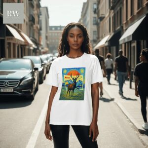 100% High-Quality American Cotton Unisex T-Shirt with Dual Print