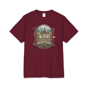 Montana 406 Badge Tee — Rustic Big Sky Country T-Shirt