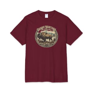 1889 Montana Buffalo Shirt (Rustic National Park Souvenir)