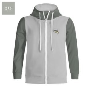 Montana Best Place to Fly Fish Zip Hoodie for Men and Women
